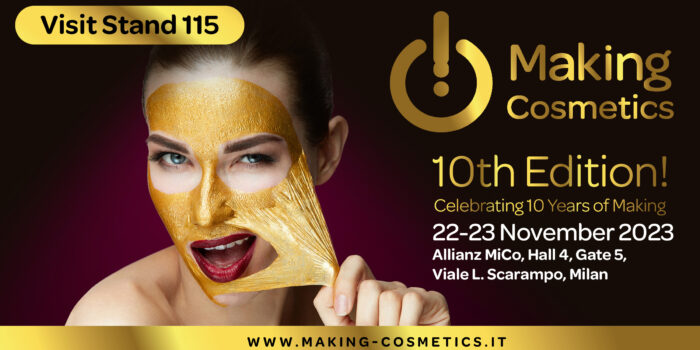 Making cosmetics 22-23 november 2023 Milan
