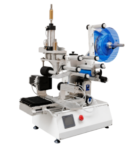 Semi-Automatic Labeling Machine for Square Containers